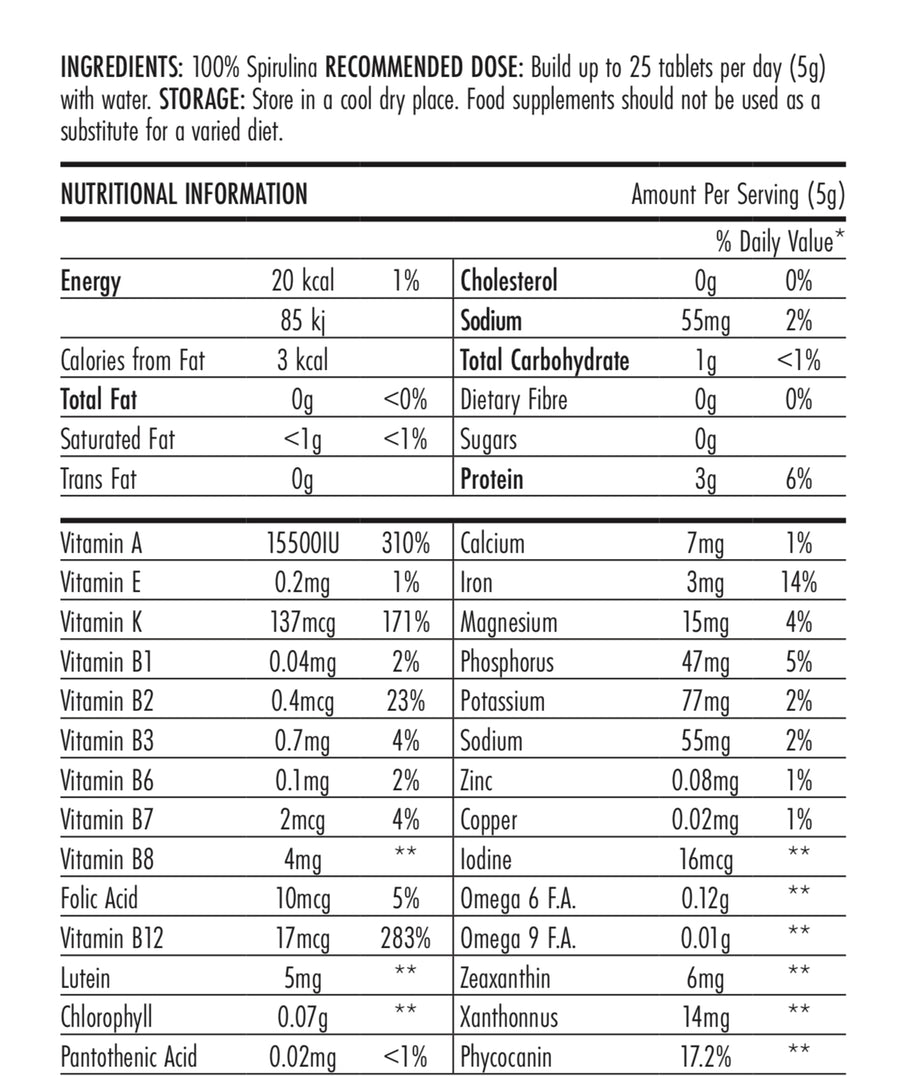 Spirulina ( Tablets )