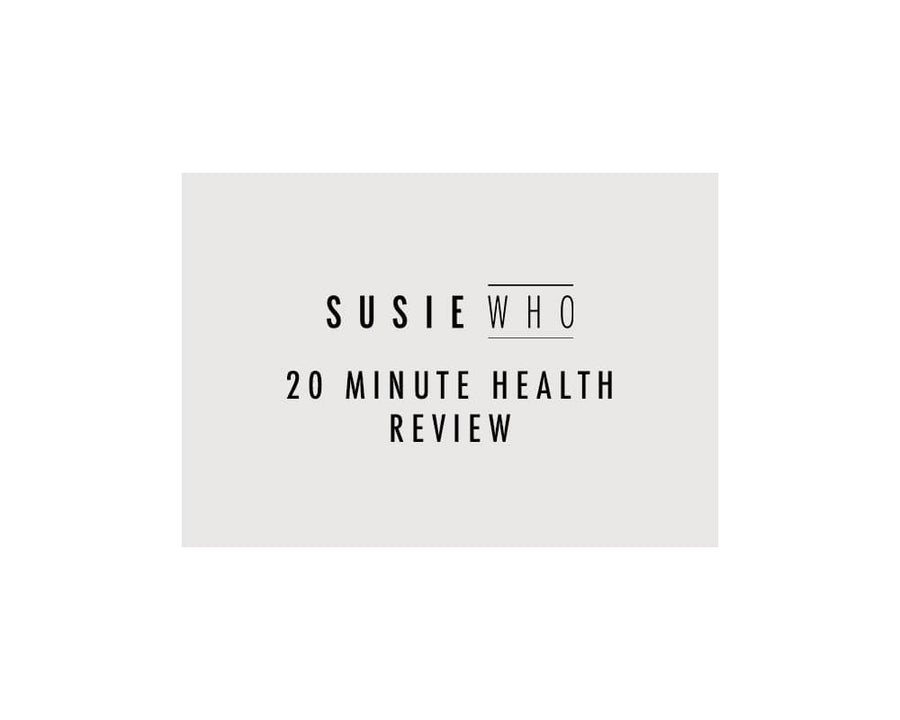 20 Minute Personal Health Review