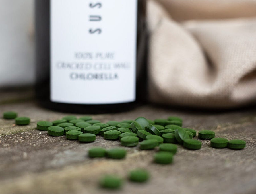 Cracked Cell Wall Chlorella Tablets