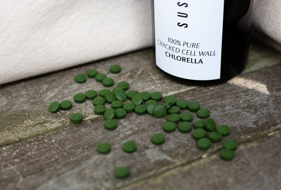 Cracked Cell Wall Chlorella Tablets